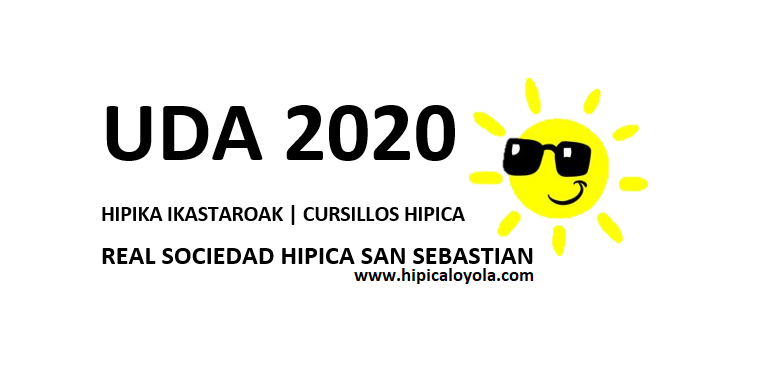 UDA 2020 – HIPICA (10 JUNIO INSCRIPCIONES ONLINE)
